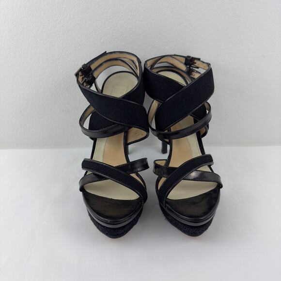 Herve Leger Sera Bondage black‎ heels  made in Italy - Picture 2 of 10